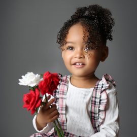 Girl With Flower